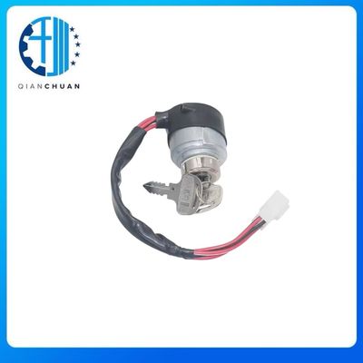 Ignition Starter Switch With Key 52200-41212 For Kubota M4900 M5700 M6800 M8200 M9000  Excavator Engine Spare Parts