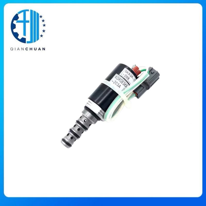 YB35V00005F1 KWE5K-20 G24D12A Directional Control Solenoid Valve For Kobelco SK480LC-6E SK200-6E SK230-6E Excavator Parts