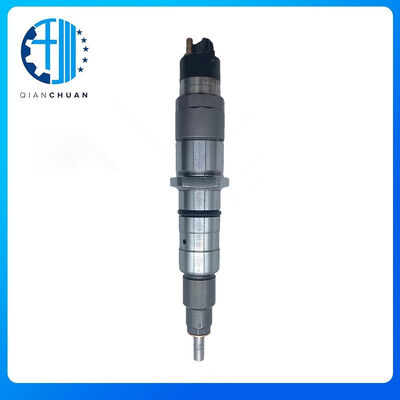 Set of 6 Common Rail Fuel Injectors 0445120236 / 5263308 / 6745-12-3100 For Komatsu PC300-8 PC350-8 PC360-8MO Cummins QSL8.9 QSL9 Excavator Engine Parts